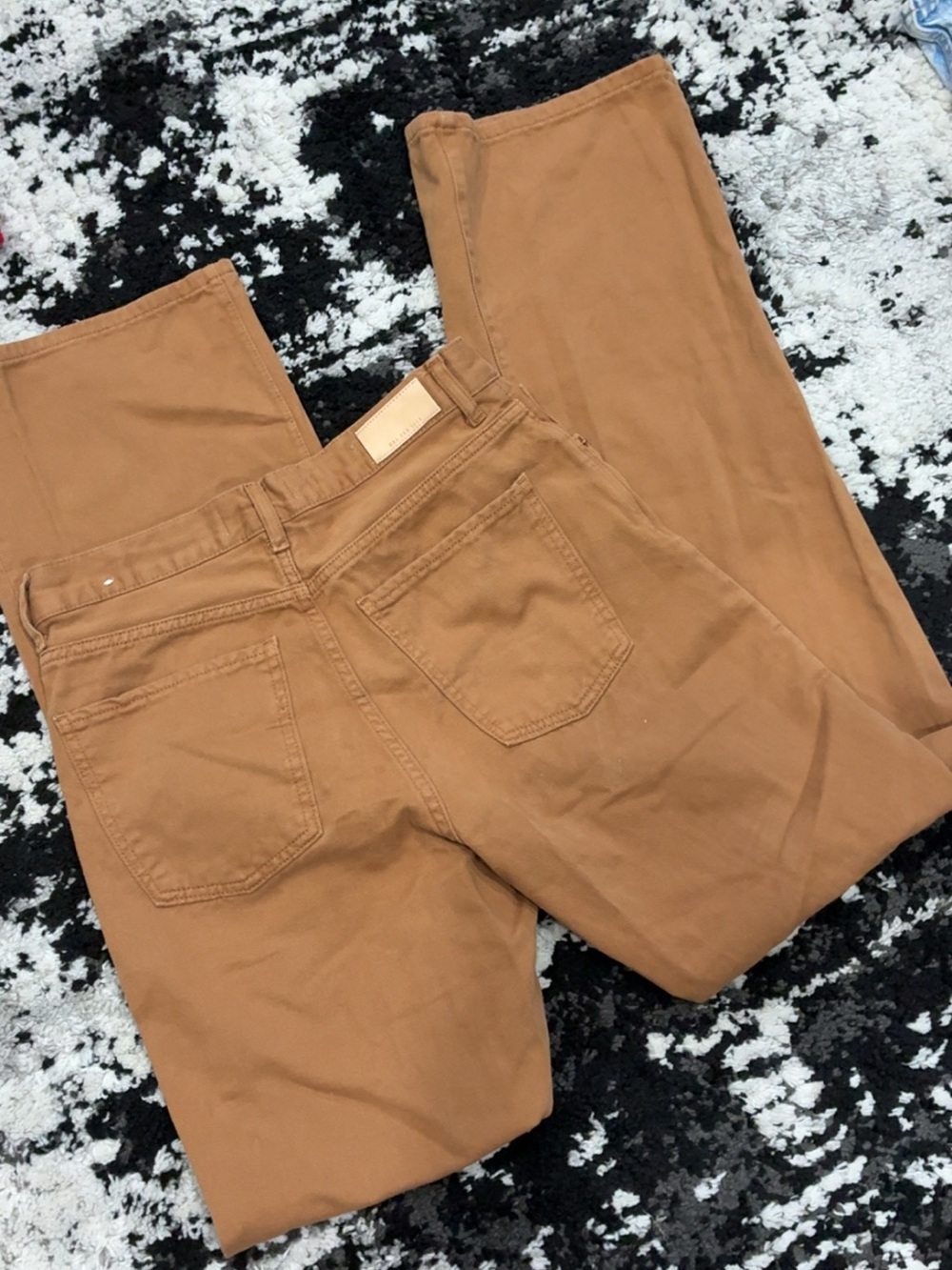 Women’s Wide Leg Jeans - Brown Flare